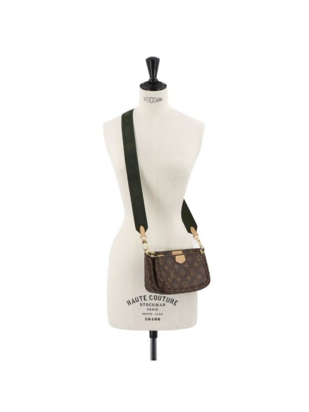 ★SOLD★ Louis Vuitton Monogram Multi Pochette Accessoire Shoulder Bag Khaki - Picture 10 of 10